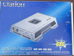 Apx4361 Clarion 680w 4/3/2 Channel Power Amplifier