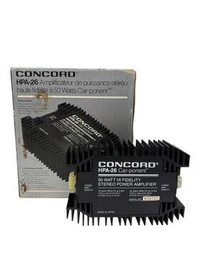 Hpa-26 Concord Car-ponent 50 Watt High Fidelity Stereo Power Amplifier