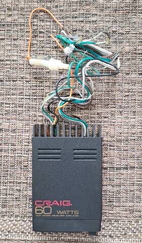 19331292 Craig 60 Watts High Power Equalizer Amplifier Model #v506a