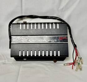 W501 Craig Vintage Coe Powerplay Amplifier Car Stereo 24 Watt Amp Untested Japan