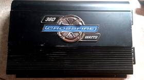 Crossfire Xp-3602 Xp 3602 Car Audio 2-channel Amplifier High Power Stereo Amp Old School