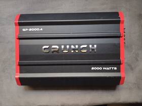 Gp-2000.4 Crunch Ground Pounder 2000w 4 Channel Full Range Amplifier Gp20004