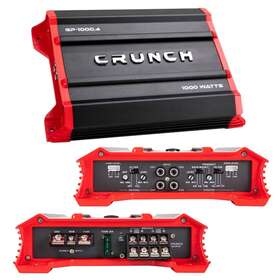 Gp-1000.4 Crunch Gp10004 1000w Ground Pounder Four Channel Car Audio Amplifier