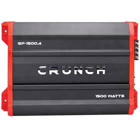 Gp-1500.4 Crunch Gp15004 1 500 Watt Adjustable 12db Car Amplifier Black Used