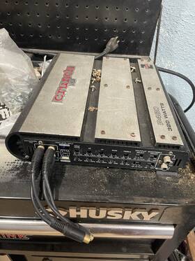 P480 Crunch Usa Amp 320 Watts Power Amplifier Unsure Condition Returns Accepted