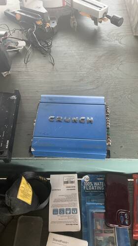 Pd1000.2 Crunch Powerdrivex 1000 Watt 4 Channel Blue Class A/b Car Stereo Amp