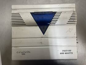 Vu2150 Crunch Vu 2150 Power Amplifier Vintage Car Amp