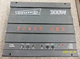 X475 Crunch Power One 300 Watt Car Amp Not Tested Sold As / Is
