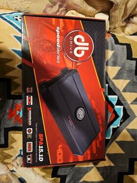 Spa15.1d Db Drive Speed Series 1500 Watt Monoblock Amp New