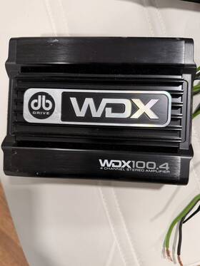 Wdx100.4 Db Drive Mini Amplifier 4channel Speaker 100watts Rms New