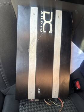 Dca-2k Dc Audio 2.0k 1 Channel Mono Amplifier 2000 Watts Rms Output With Bass Knob 2k
