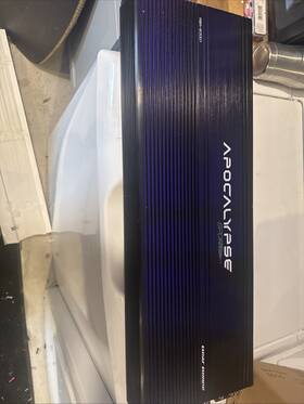 Asa-6000.1 Deaf Bonce Apocalypse Monoblock 6000w Rms Class-d Car Audio Amplifier