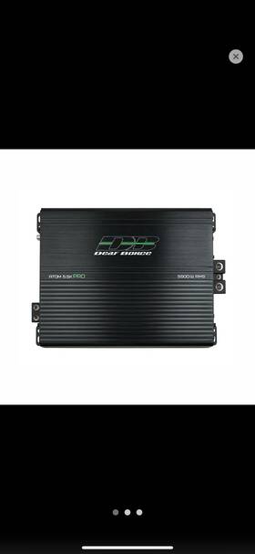 Atom-5.5k-pro Deaf Bonce Apocalypse Black 5500w Class-d Monoblock Amplifier
