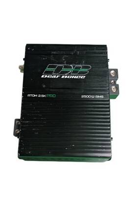 Def-atom-2.5kpro Deaf Bonce Ob Atom-2.5k Pro 2500w 1-ohm Mono Amp Used