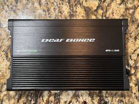 Mfa1.1500 Deaf Bonce Machete Fight Mfa 1.1500 1500 Wattmono Subwoofer Amplifier