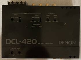 Dcl-420 Denon Vintage 4-channel Level Controller - Old School Audio Tested