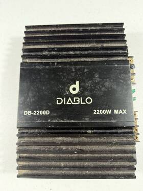 Db-2200d Diablo 2200w Max Monoblock Class D Car Amplifier Tested Pulled
