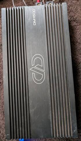 Dm1500 Digital Designs Car Audio Monoblock Amplifier 1 Ohm Stable 1500 Rms