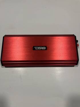 Ds18-slc-s15001-red Ds18 Select Monoblock Class Ab 1 Channel Amplifier 1500 Watts Rms - Red