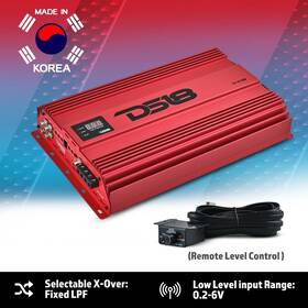 H-ko5 Ds18 H-ko5/rd Hooligan 5000 Watt Rms Monoblock Competition Car Amplifier Red Amp