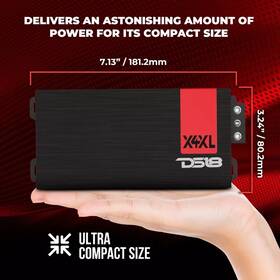 X4-xl Ds18 X4xl 4 Channel Ultra Compact Class D Amplifier 1800 Watt Motorcycle Car Amp