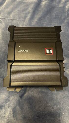 Xpr501m Dual Used Car Amp Amplifier Works Good Mono Block For Bass