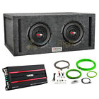 E8dv E8dv-elite-z8-candy-xxl1b-f-4 Subs Mono Watt Amp Dual Vented Box Awg 685650084879