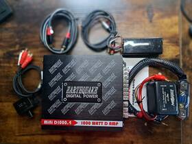 D1000.4 Earthquake Sound Mini Gen 2 Stereo Class D 4-channel Car Amplifier