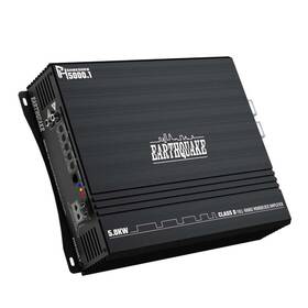 Phs5000.1 Earthquake Sound Monoblock 5500w Rms Class-d 1-ohm Stable Amplifier