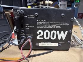 46775767-4567 Eli Mixers Amplifiers Box Professional Series Model Ma-201- Old School 200 Watts