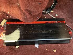 Wc1500.1d Emb Gravity Audio Warzone 1500w True Rms Kenwood Kac 6406 Wires Cords
