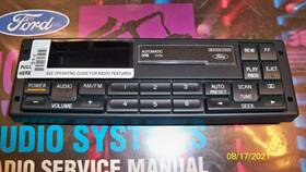 F2df-18a910-ae Ford Electronics 1992 To 1994 Pac 19b165 Premium Cassette Radio Front Control Bezel - Read