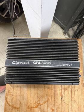 Gpa-3002 Garrard 2-channel Car Audio Amplifier 300w X 2 Rms