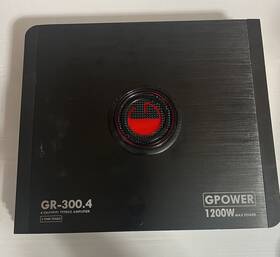 Gr300.4 Gravity New 4 Channels 1200 Watts Class A/b Car Audio Stereo Amplifier
