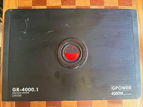 Gr4000.1 Gravity New Monoblock 4000 Watts Class Ab Car Audio Stereo Amplifier
