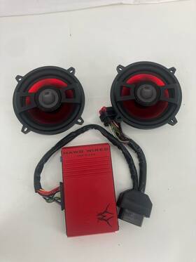 Sx504-60 Hawg Wired 03001759 Amplifier Dcs 1202 With Pair Speakers