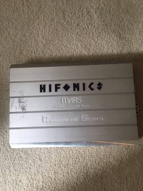 1rs00744d04aa Hifonics Mars A6000 2x300 Watts Andromedia Series Amplifier