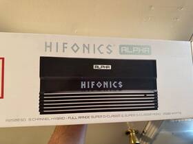 A2500.5d Hifonics A25005d Alpha 2500w 5 Channel Amplifier