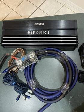A3000.1d Hifonics Monoblock 3000w Rms 6000w Max Subwoofers Bass Amplifier