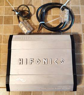 Hifonics Brx1000.1d Brx1000.10d 1000 Watts Super Class-d Car Audio Amplifier Untested
