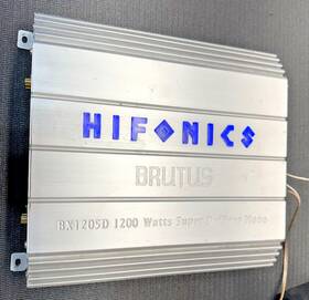 Bx-1205d Hifonics Bx 1205d Brutus Series 1200 Watts Super D Class Mono