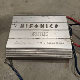 Bx1000d Hifonics Brutus D-class Mono Amplifier Untested Old School - Bub