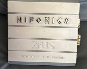 Z4000 Hifonics Old School Zeus 200x2 Watts Usa Design Works Great Amp Amplifer