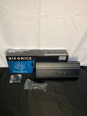 Zd-2550.1d Hifonics Zeus Delta Black 2500 Watt Mono Block Amplifier