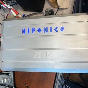 Zrx2400.1d Hifonics Zrx24001d Zeus Old School Amplifier Powers On Only 2400 Watts Max