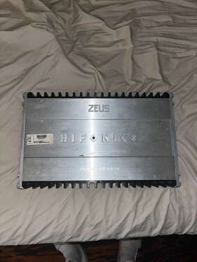 Zxi80.4 Hifonics Car Stereo Four Channel Speaker 1280 Watts Amplifier Tested