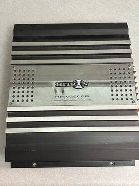 Hra-2500b Hitron Hra2500b Old School Amplifier Tested Check It Out 2 Channel Amp
