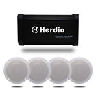 Hm502-460gr Herdio Marine Bluetooth Amplifier For Car Motorcycle Boat Speakers Pairs