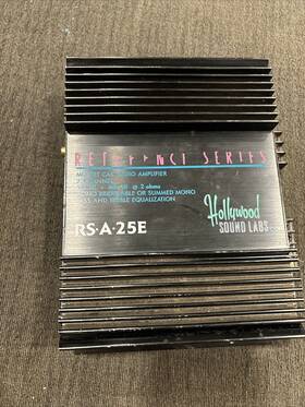 Rs.a.25e Hollywood Sound Labs Vintage Car Amplifier