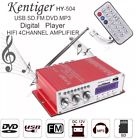 Hy-504 Unbranded Car Audio Power Amplifier Red Sd Usb Dvd Stereo